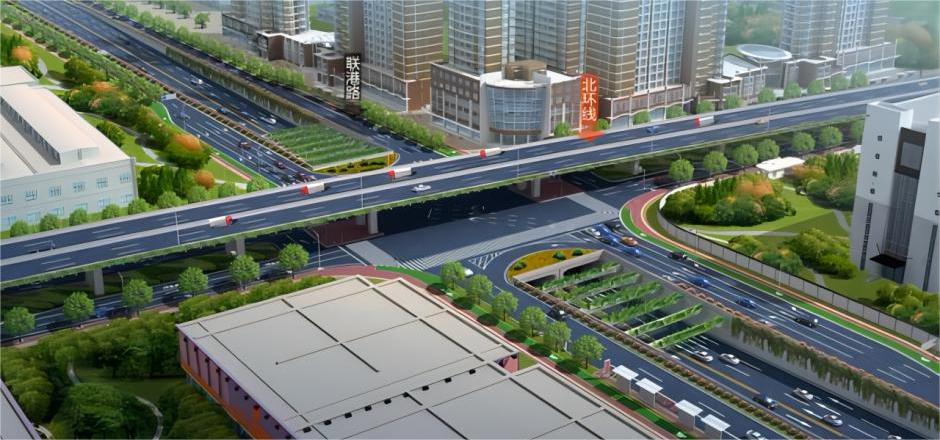 湖南城陵矶临港区联港路提质改造工程